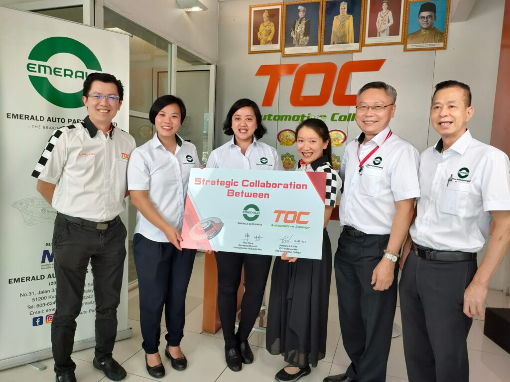 Emerald and TOC team up in growing the automotive young generation