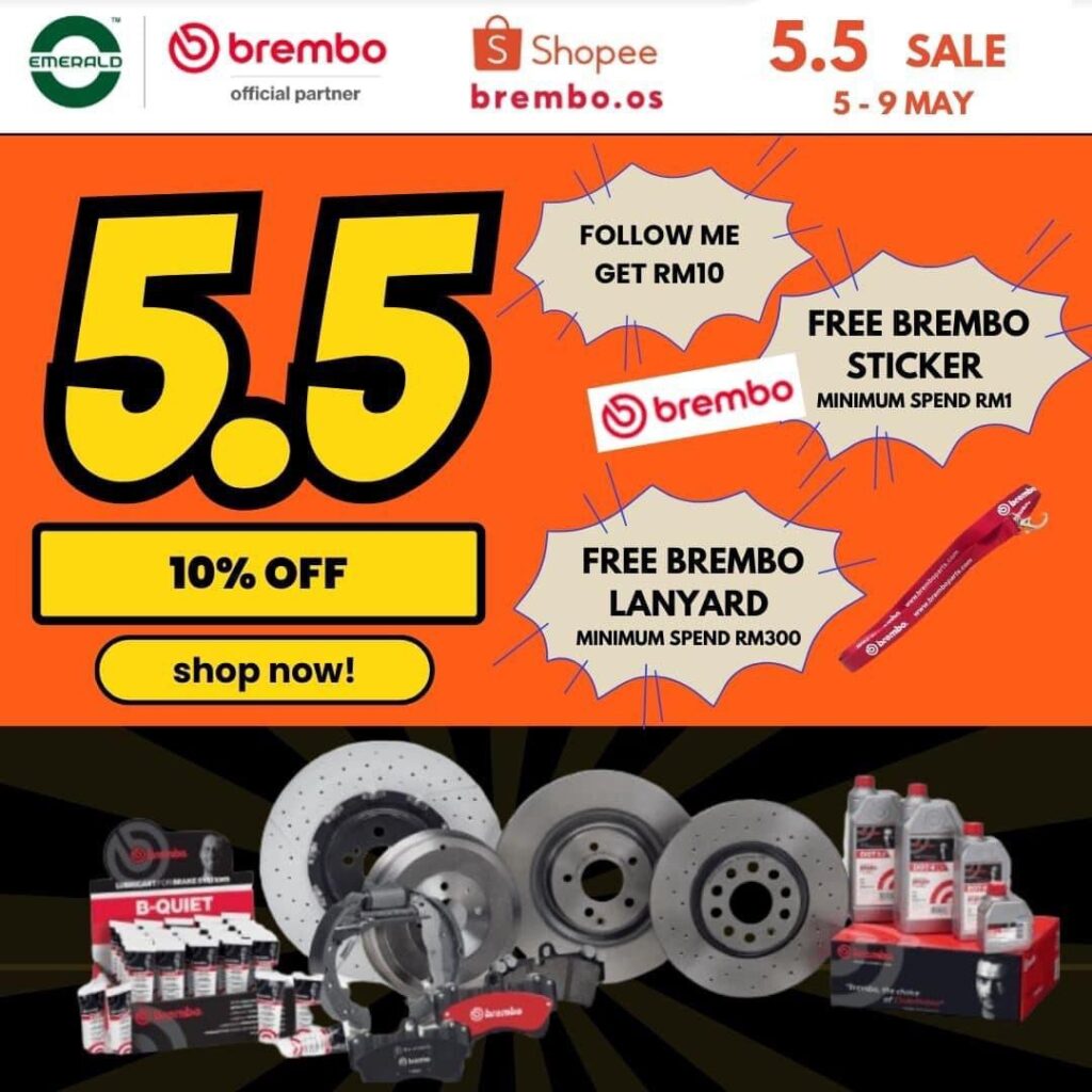 Shopping 5.5 with Brembo