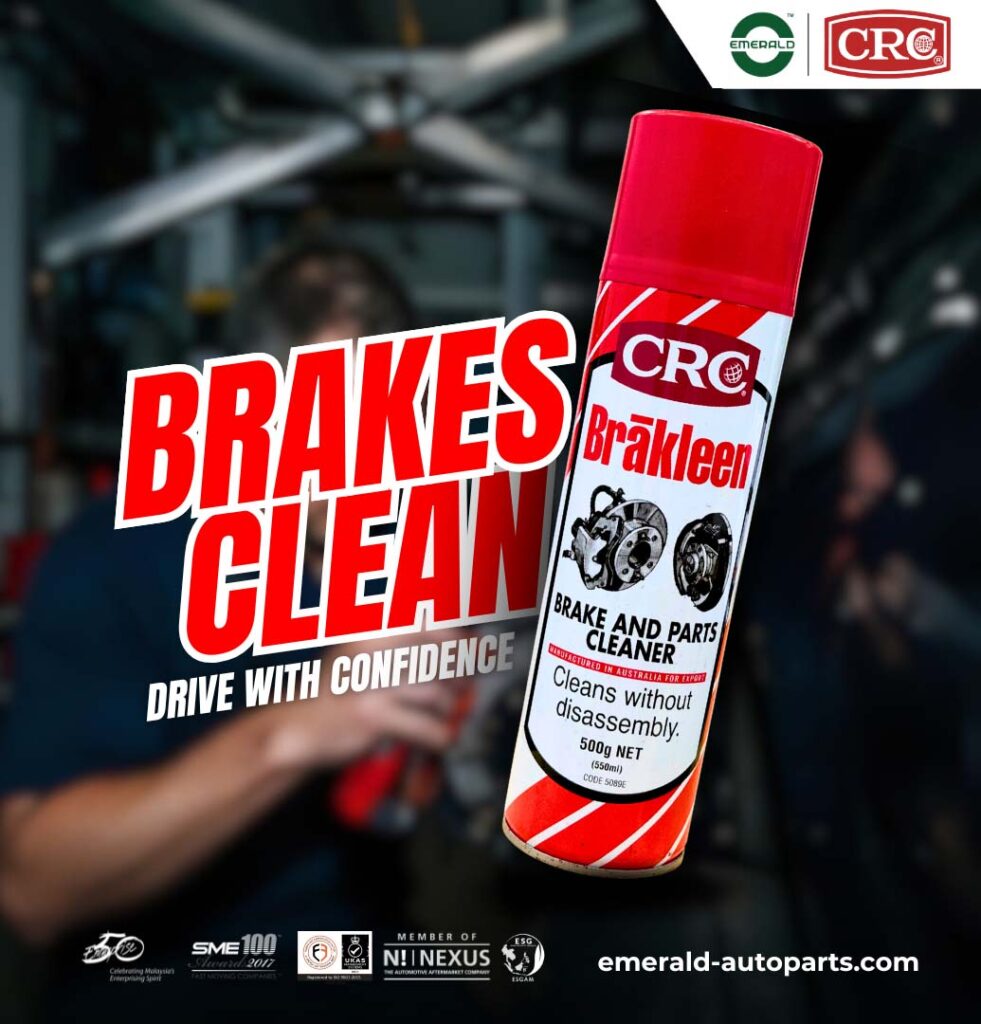 CRC Brakleen Malaysia – Keep Your Brakes Clean, Drive with Confidence