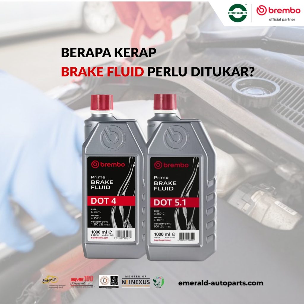 BERAPA KERAP BRAKE FLUID PERLU DITUKAR?